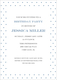 Wedgewood Pin Dot Invitations Image 3 of 4